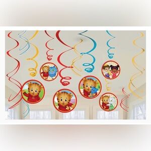 🐯 Daniel Tiger - Hanging Swirl Decorations 🎊 $8